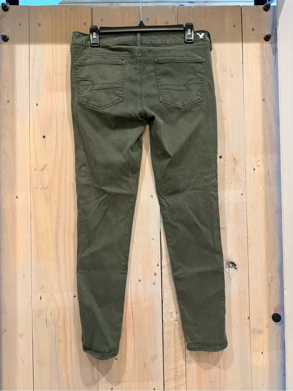 American Eagle Outfitters Olive Skinny Jeans